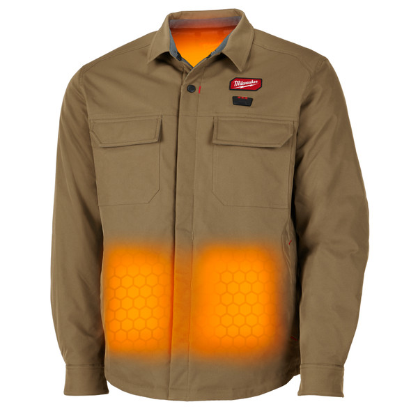 Milwaukee M103K-21S M12 Shirt Jacket - Khaki S