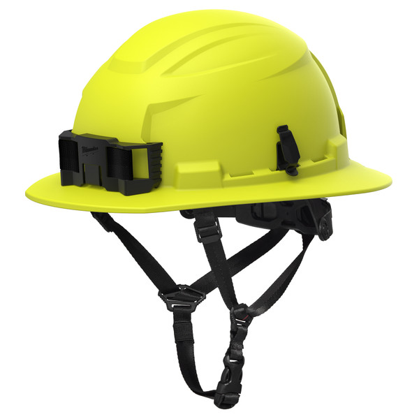 Milwaukee 48-73-1657C BOLT Hi-Viz Green Full Brim Safety Helmet  Type 2, Class E - Custom Logo