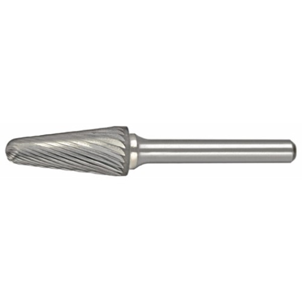 Alfa Tools SL-4L CARBIDE BURR TAPER CONE RADIUS 6" OAL SINGLE CUT