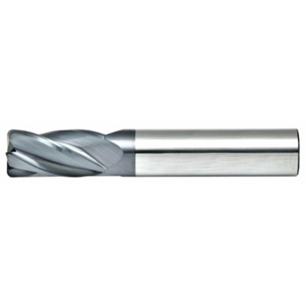 Alfa Tools I 3/8X3/8 4 FLUTE CORNER RADIUS SINGLE END ALTIN CARBIDE MILL