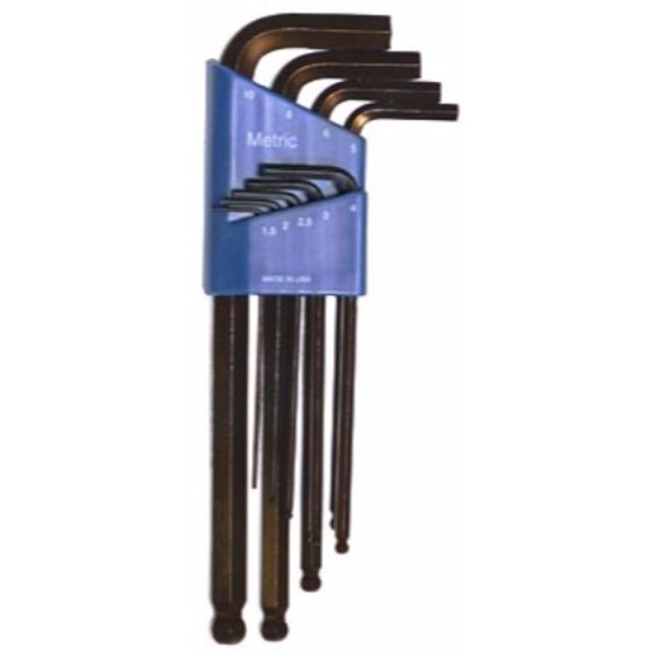 Alfa Tools 9PC . BALL HEX-L KEY METRIC SET