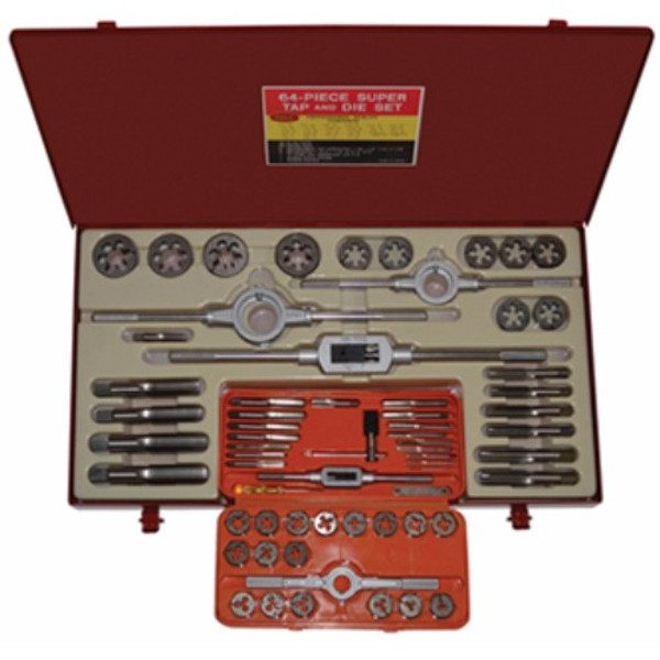 Alfa Tools 64PC CARBON STEEL TAP/DIE SET