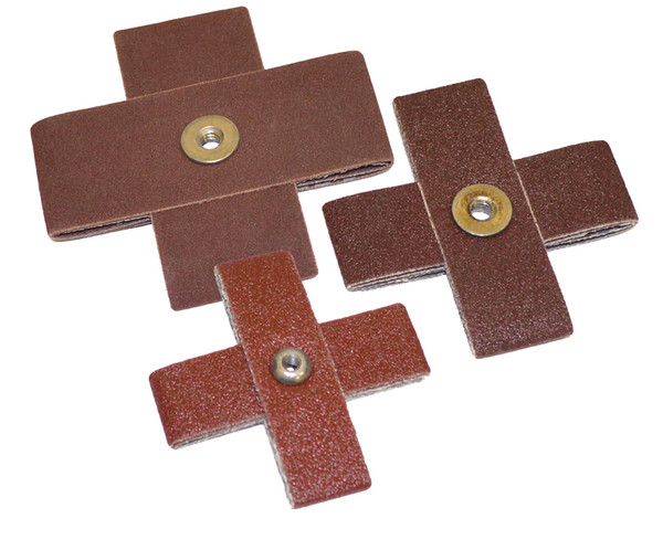 Alfa Tools I 4" X 1" 8-PLY 80 GRIT ALUMINUM OXIDE CROSS PAD