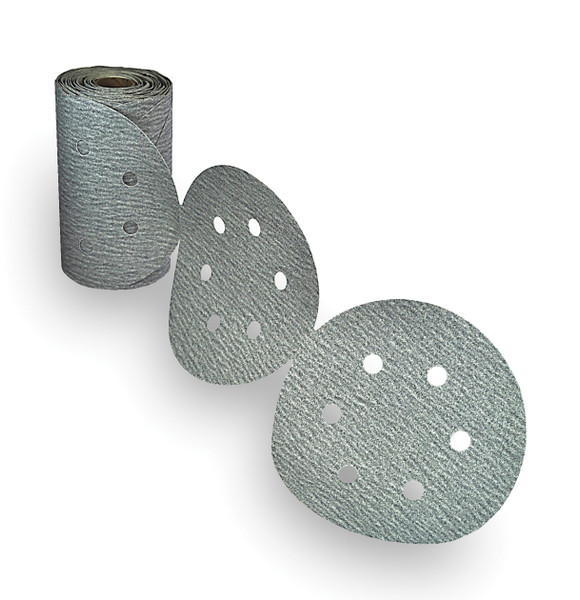 Alfa Tools PSSW54000 5" x 0 400G PSA Paper Disc, Silicon Carbide White 100/Link Roll