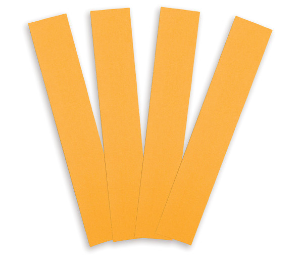 Alfa Tools AFS218100 2-3/4" x 16-1/2" 100 Grit Hook & Loop Aluminum Oxide Gold Sheet 50/Pack