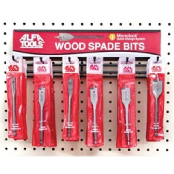 Alfa Tools 30PC WOOD SPADE BIT DISPLAY