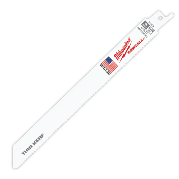 Milwaukee 48-00-5193 8" 10/14 TPI SAWZALL Blades (5 Pk)