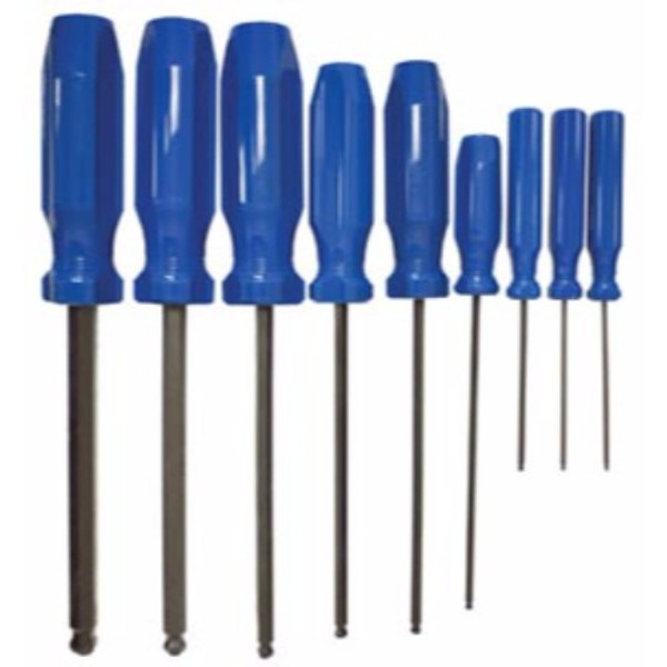 Alfa Tools 9PC. METRIC BALL-HEX DRIVER SET