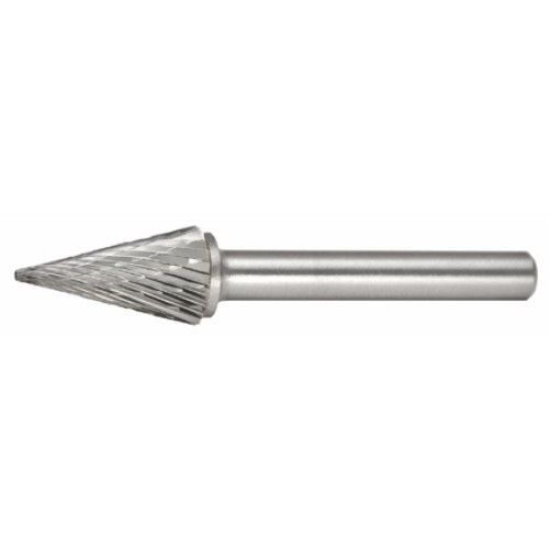 Alfa Tools B71238D SM-6 Carbide Burr Taper Cone Pointed Double Cut