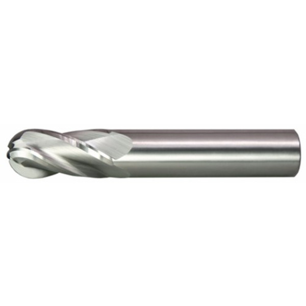 Alfa Tools 3/4X3/48 4 FLUTE CENTER CUTTING BALL SINGLE END CARBIDE END MILL