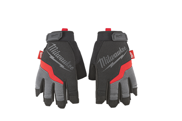 Milwaukee I Fingerless Work Gloves â€“ XL