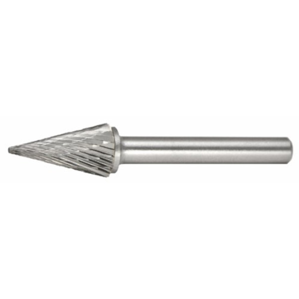 Alfa Tools B71237D SM-5 Carbide Burr Taper Cone Pointed Double Cut