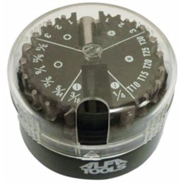 Alfa Tools HSB66734 19pc Dial-A-Bit Insert Kit