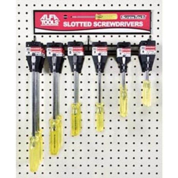 Alfa Tools 3/8 X 14-3/8 SLOTTED SCREWDRIVER HANGER