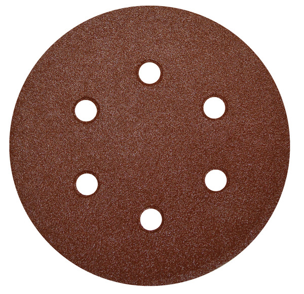 Alfa Tools PHD61200 6" x 0 120G PSA Aluminum Oxide Disc, H/D Paper 100/Pack