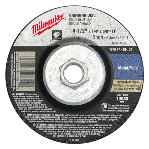 Milwaukee I GRINDING DISC 7 X 1/8 X 5/8-11 1