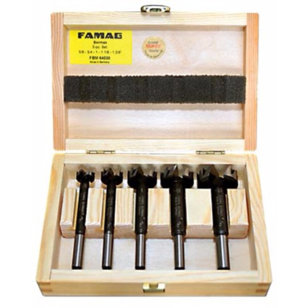 Alfa Tools FBM64030 5pc Bormax Forstner Bit Set