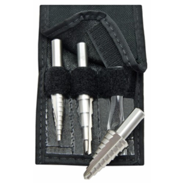 Alfa Tools 3PC .PROBIT CONE DRILL SET POUCH/TIN