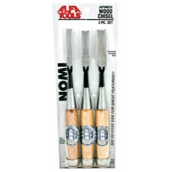 Alfa Tools 3PC . NOMI CHISEL SET 3/8-3/4"