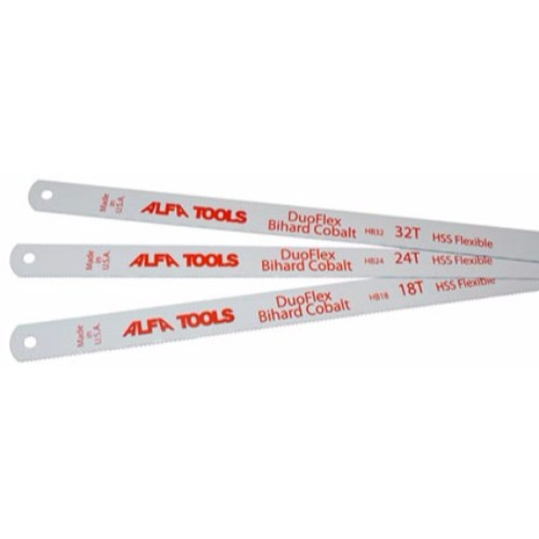 Alfa Tools HB24 12" 24 TPI Cobalt Handsaw Blade