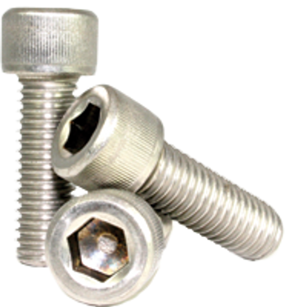 3/8"-16 x 1/2" Socket Head Cap Screw, 18-8 Stainless Steel, Fully Threaded, Qty 100