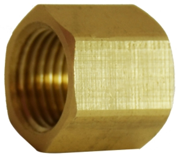 Midland Metal 30420 Right Hand Welding Hose Nut, 9/16 in, Brass
