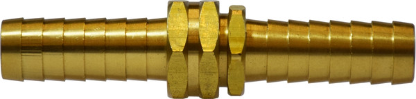 Midland Metal 30517 Straight Coupling Set, 5/8 in Hose Barbed x 5/8 in FGH, Brass