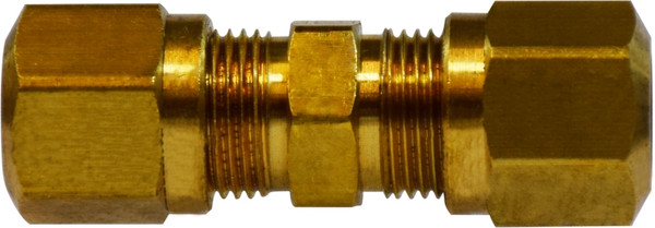 Midland Metal 38021 Union, 1/2 in Tube OD x 1/2 in Tube OD, Brass