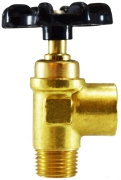 Midland Metal 46465 Truck Valve, 3/8 x 3/8 in Nominal, FIP x MIP, 250 psi Pressure, -40 to 250 deg F
