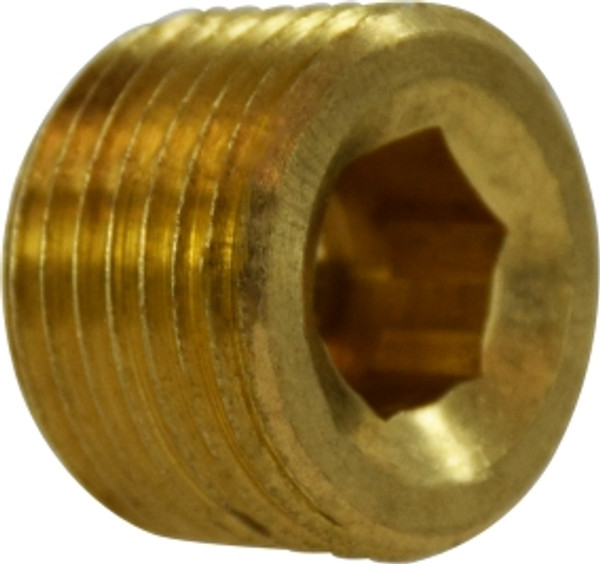 LF CS Plug 1/2 BRASS C/S HEX PLUG AB1953 - 28096LF