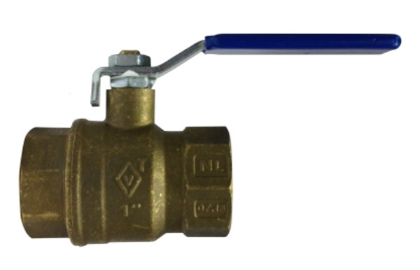 Lead Free Italian Ball Valves-Threaded and Sweat 1 LEAD FREE CSA FULL PORT BALL VALVE - 943235LF