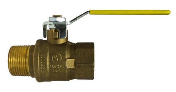 Midland Metal 948106 Ball Valve, 1-1/4 in Nominal, MPT x FPT, 600 psi WOG Pressure, -20 to 248 deg F