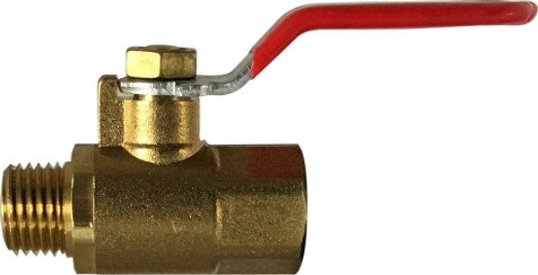 Male x Female Mini Ball Valve 1/8 MIP X FIP FRGD MINI B-VLV - 944106