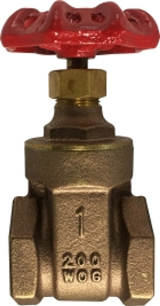 Midland Metal 940135 Gate Valve, 1-1/4 in Nominal, FIP x FIP, 200 psi WOG Pressure, 32 to 320 deg F