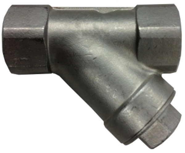 Midland Metal 949485 Y-Spring Check Valve, 1 in Nominal, FPT, CF8M/CF8 Stainless Steel Body, Import