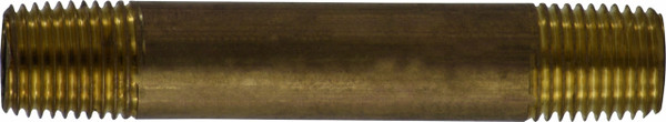 Brass Nipple 1/4 Diameter 1/4 X 1-1/2 RED BRASS NIPPLE - 40021