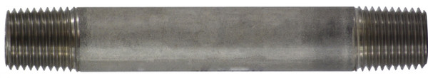 Stainless Steel Nipple 1/4 Diameter 304 S.S. 1/4 X 4 304 SS NIPPLE - 48026