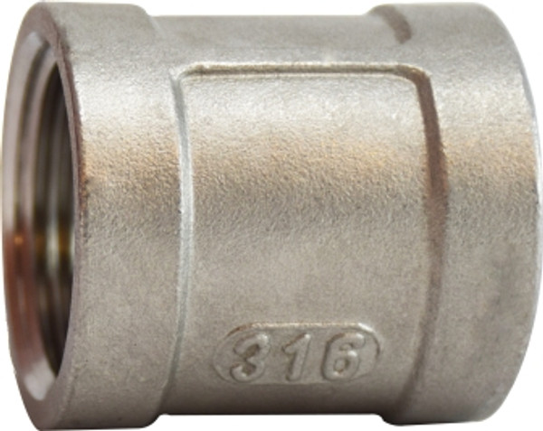 Midland Metal 63420 Banded Coupling, 3 in FPT x 3 in FPT, Stainless Steel, 150 lb Midland Metal 63420 Banded Coupling, 3 in FPT x 3 in FPT, Stainless Steel, 150 lb