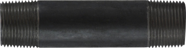 Black Steel Nipple 1 Diameter 1 X 3 BLACK STEEL NIPPLE - 57103