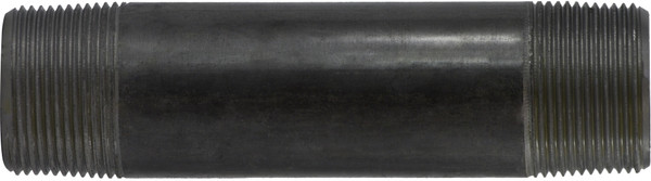 Black Steel Nipple 1-1/4 Diameter 1-1/4 X 4 BLACK STEEL NIPPLE - 57125