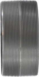 Midland Metal 57300 Welded Pipe Nipple, 6 in MPT x 6 in MPT, 3-1/8 in L, Steel, Black, SCH 40 Schedule, 150 lb