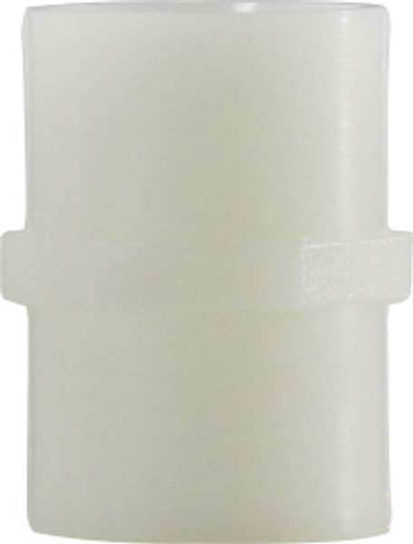 Midland Metal 28763W Coupling, 1/2 in FPT x 1/2 in FPT, Nylon, White