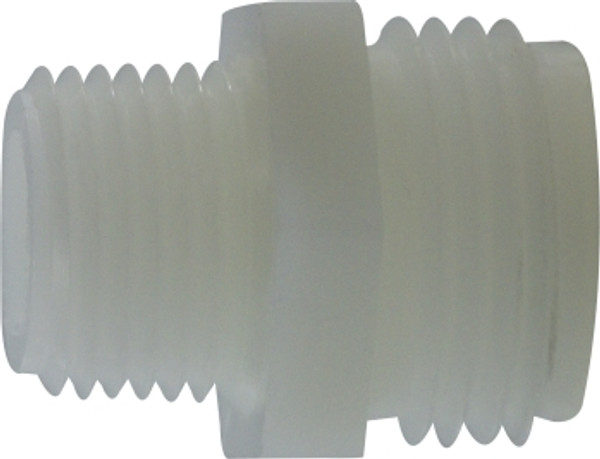 Midland Metal 31055 Garden Hose Adapter, 3/4 in MGH x 3/8 in MPT, Nylon