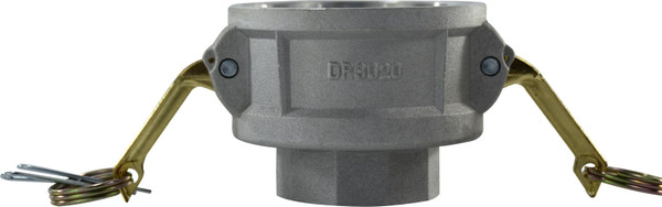 Midland Metal 61867 Cam and Groove Reducer Coupler, 3 in Type D x 2 in FPT, Aluminum