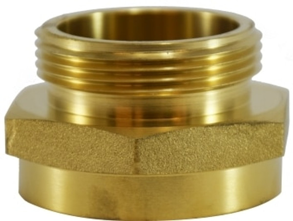 Female To Male Hex Adapter 2 NPT X 2 1/2 NST BRASS ADAPTER - 444318