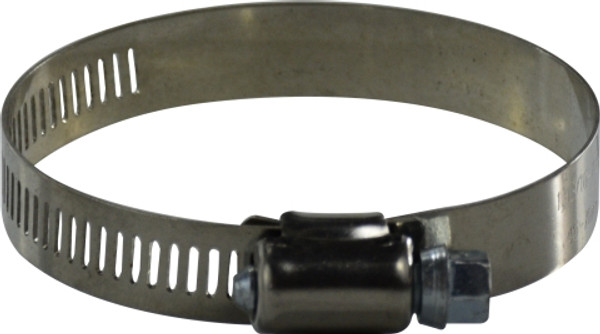 Midland Metal 611 Series 611060 Worm Gear Clamp, 3-5/16 in Nominal, 3-5/16 in Minimum Clamp Diameter, 1/2 in W