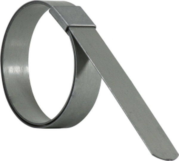 Midland Metal FS18 Preformed Clamp, 4-1/2 in Nominal, Stainless Steel, 5/8 in W, 0.022 in Thick