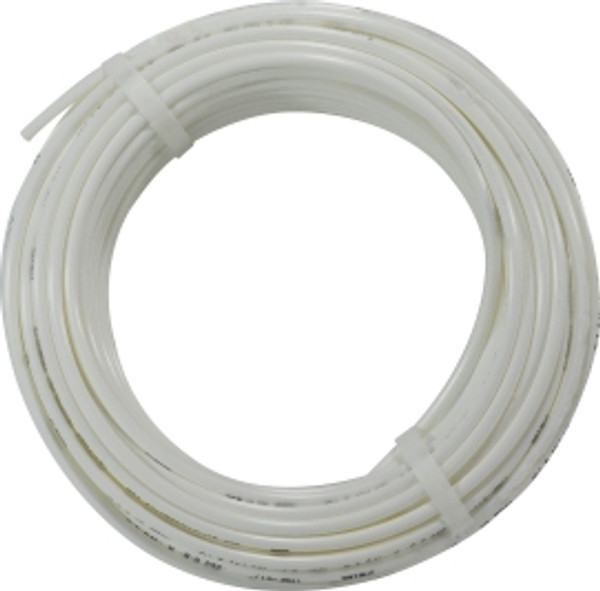 100 White Polyethylene Tubing 1/4 OD WHITE POLY TUBING 100 - 73203W
