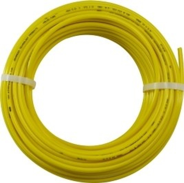 Yellow 100 1/2 OD YELLOW POLY TUBING - 73207Y