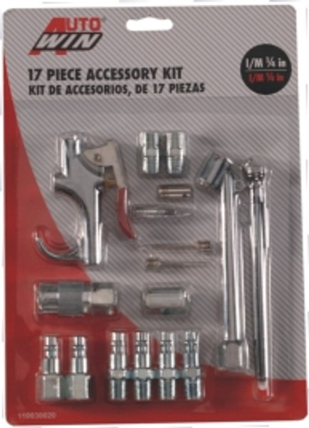 Midland Metal 87408 17-Piece Air Accessory Set